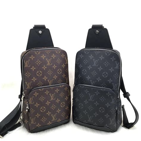 lv avenue sling bag blue
